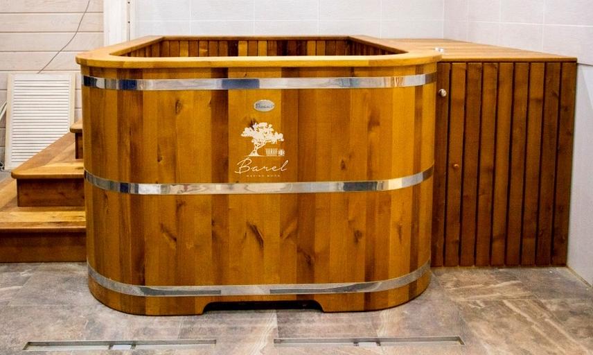 Купель деревянная прямоугольная №1 фото 2