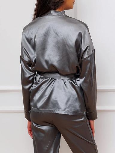 Кардиган женский, серый, Опт фото 2