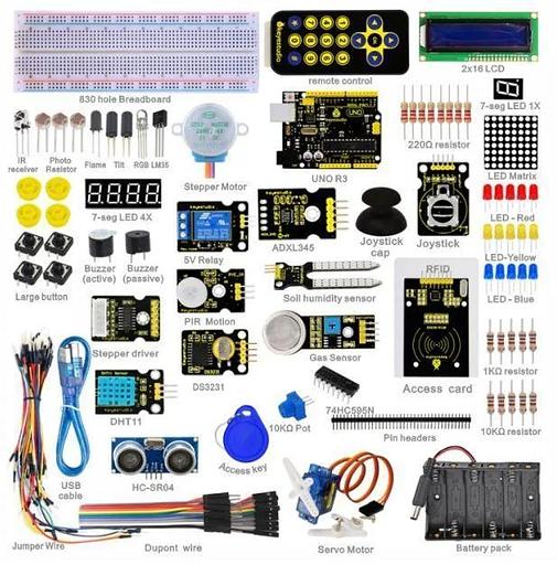 Набор Arduino «Супер» (с микроконтроллером UNO R3) ОПТ фото 1