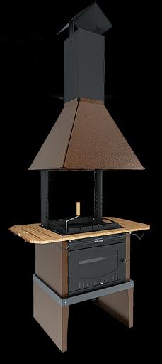 Дачная беседка 3х3 метра с грилем фото 3