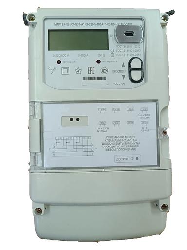 Трёхфазный счетчик «Миртек-32-РУ-W32» ОПТ фото 1