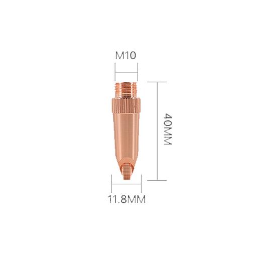 Сопло для лазерной сварки L=40 мм M10×1 (внутренний угол) фото 1