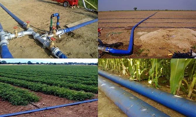 Лейфлет Monoflat ø 6'', 6 атм. синий, в бухте 100 м фото 2