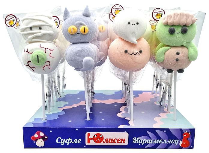 Фигурный маршмеллоу на палочке набор №5 «Halloween» фото 1