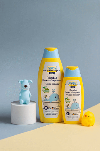 Пенка для купания с ромашкой и пантенолом Babyline 250 мл ОПТ фото 4