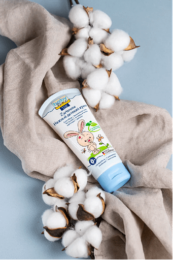 Детский крем с ромашкой и пантенолом и маслом подсолнечника Babyline 75 мл ОПТ фото 6