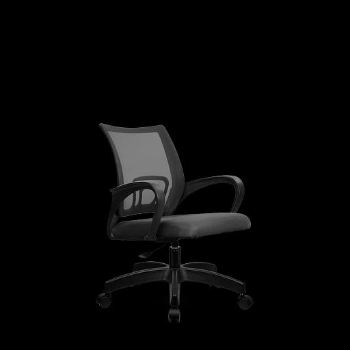 The computer chair SU-CS-9/podl.106/osn.005 is dark grey opt. фото 1