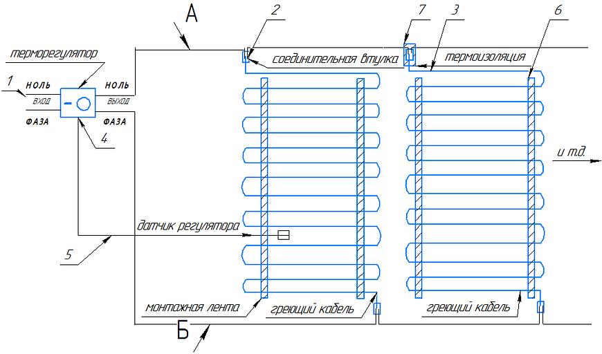 Одножильный углеволоконный карбоновый греющий кабель (10 метров) 12к 33 Ом/м фото 2
