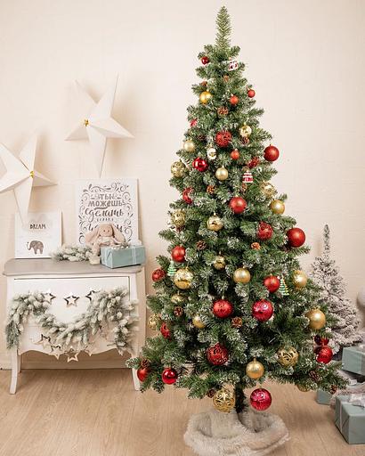 Ель с инеем и шишками B2 «Повесть» опт фото 10