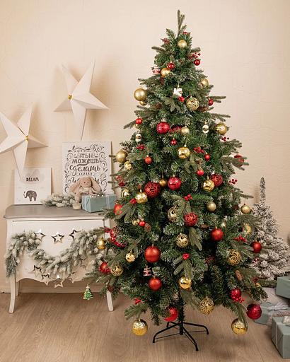 Ель комбинированная с ягодами, шишками и инеем «Элегия» опт фото 2