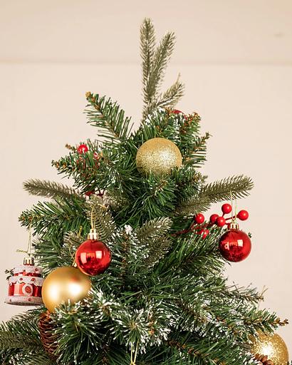 Ель комбинированная с ягодами, шишками и инеем «Элегия» опт фото 4