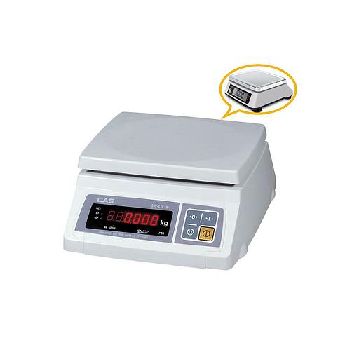 Весы электронные порционные CAS SW II-2 2 дисплея фото 1