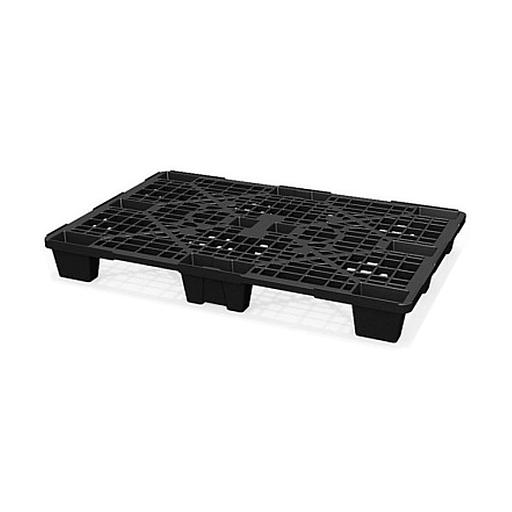 Поддон перфорированный пластиковый Plast 1200x800x140 на ножках черный фото 1