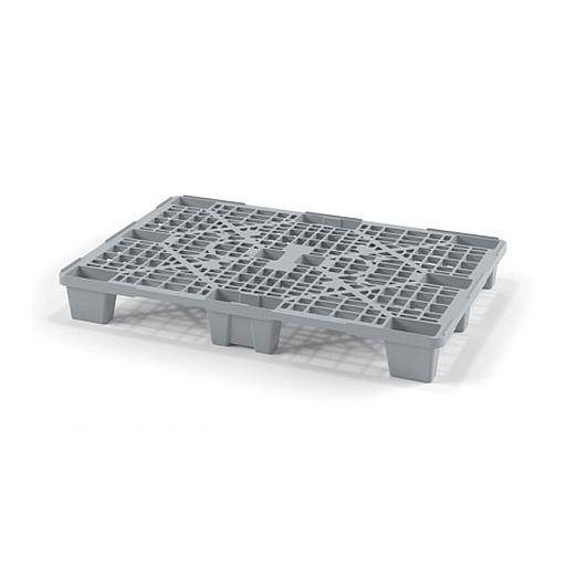 Поддон перфорированный пластиковый Plast 1200x800x140 на ножках серый фото 1