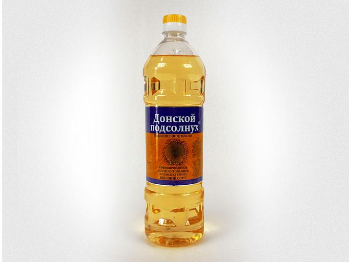 Масло подсолнечное рафинированное дезодорированное вымороженное «Донской подсолнух», 1 л, опт фото 1
