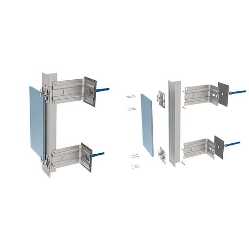 Подсистема НФС под керамогранит 600х600х10 мм ОПТ фото 1
