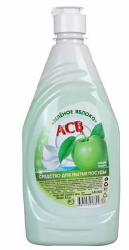 Средство для мытья посуды «АСВ» с ароматом зелёного яблока ОПТ фото 1