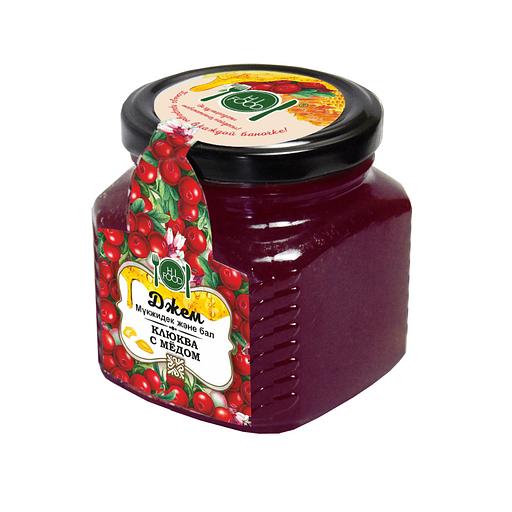 Джем «HiFood» клюква с мёдом 300 г ОПТ фото 1