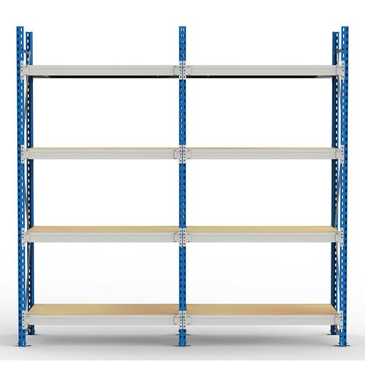 Стеллаж SGR-V-DS 2500×1800×800 4 яруса с настилом ДСП фото 3