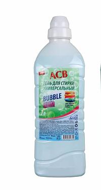 Гель для стирки «АСВ» с ароматом бабл гама для черного и цветного белья ОПТ фото 1