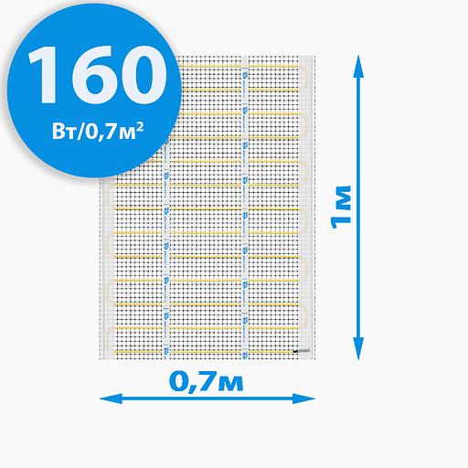 Секции тёплого пола RiM «Medium-70 mini » 160 Вт/0,7 м² на отрез фото 1
