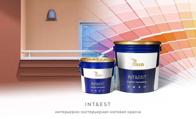 Виниловая матовая краска на водной основе Int&Est опт фото 1