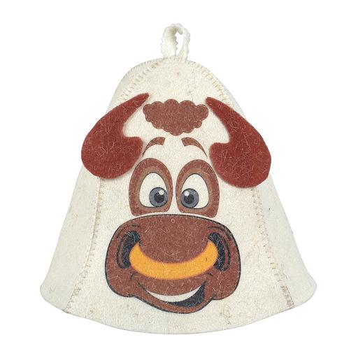 Шапка для бани “бык” фото 1