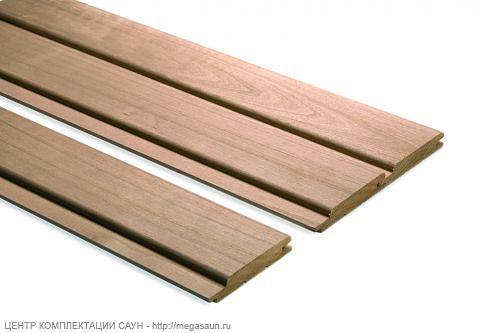 Вагонка осина ТЕРМО 14х82х2500 профиль ЕВРО фото 1
