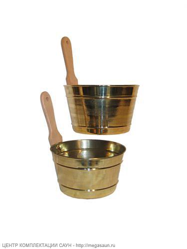 Ушат латунь 3 литра фото 1