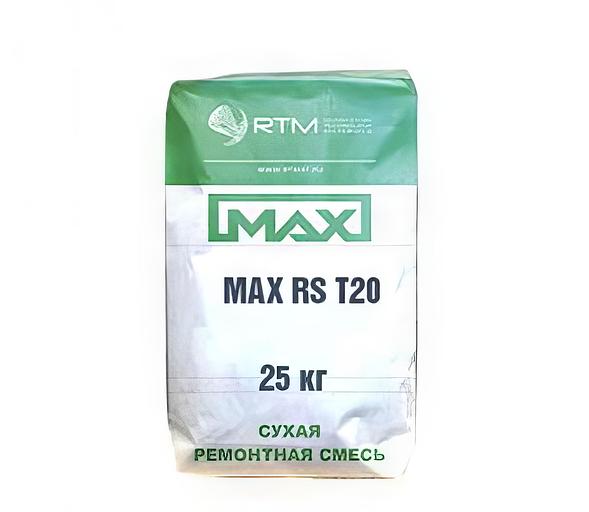 Смесь ремонтная MAX RS T20 безусадочная быстротвердеющая тиксотропная опт фото 1