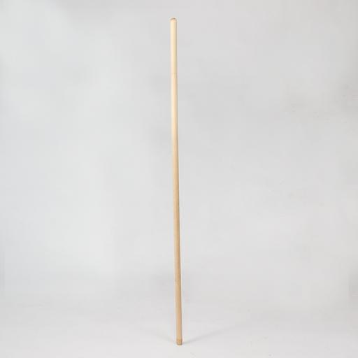 Черенок деревянный (рукоятка) для швабры с резьбой фото 1