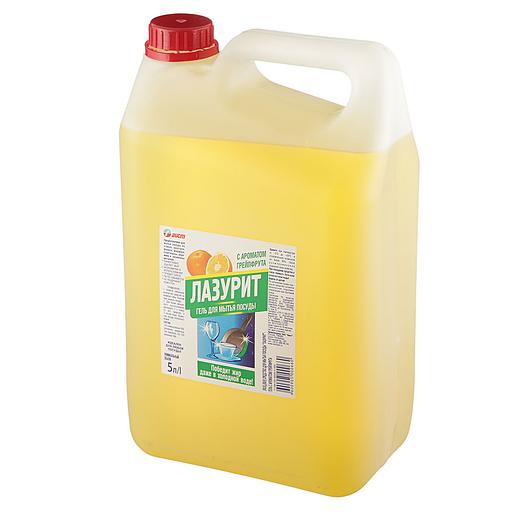 Ср-во для мытья посуды "Лазурит гель" 5л фото 1