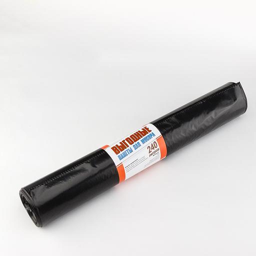 Мешки для мусора в рулоне 240л 10шт "Compact" 60мкм (прочные) фото 1