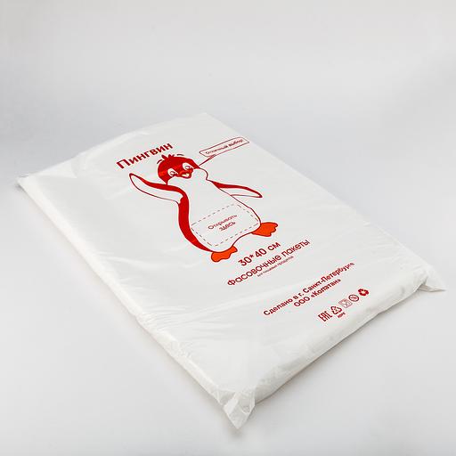 Пакеты фасовочные 30*40см "Пингвин" красная уп. фото 1