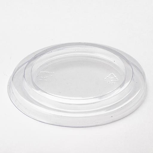Крышка прозрачная для круглых контейнеров d93мм - 50 шт фото 1