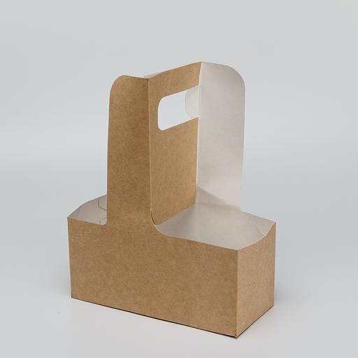 Подставка - переноска для 2 стаканов с ручкой "Eco CupHolder" - 25 шт фото 1