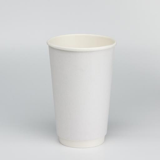 Стакан картонный 400мл 2-сл. белый "Paperskopp" d90мм - 25 шт фото 1