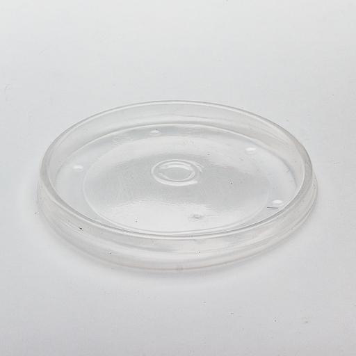 Крышка прозрачная к контейнеру d114мм - 50 шт фото 1