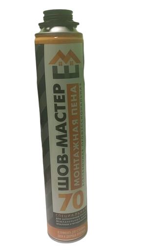 Пена монтажная профессиональная Шов-Мастер 70 всесезонная, 850 мл фото 1