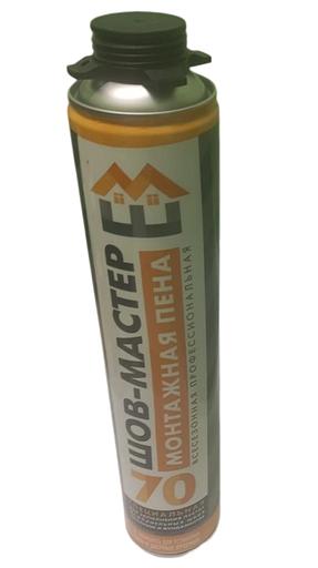 Пена монтажная профессиональная Шов-Мастер 70 всесезонная, 850 мл фото 2