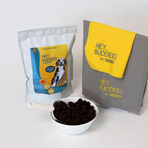 Сухой корм гипоаллергенный полнорационный для взрослых собак средних пород с говядиной и рисом, 1 кг фото 3