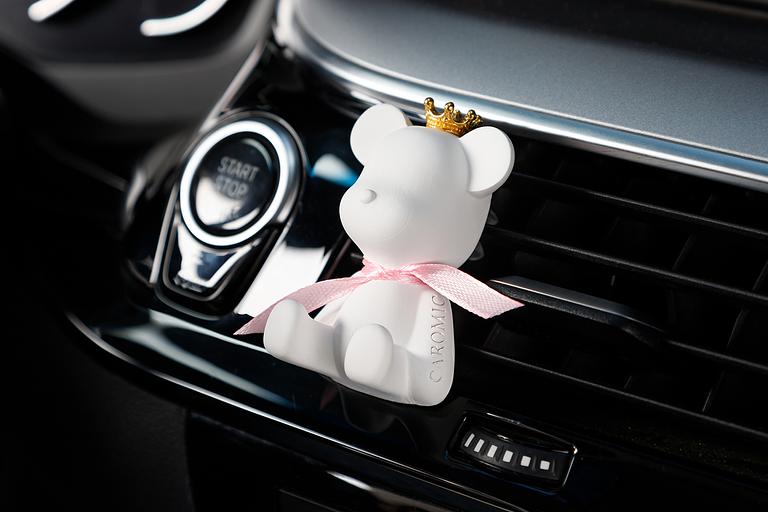 Аромакерамика для автомобиля «Мишка с розовой лентой» опт фото 1