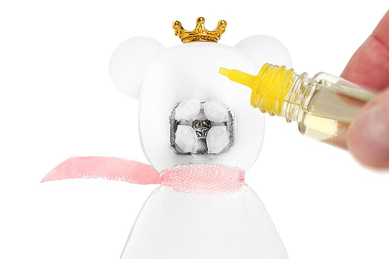 Аромакерамика для автомобиля «Мишка с розовой лентой» опт фото 4