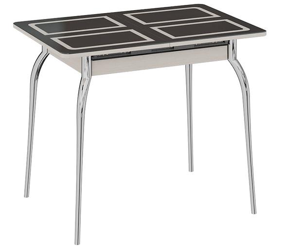 Стол Рио белфорд, коричневое стекло с рисунком фото 2