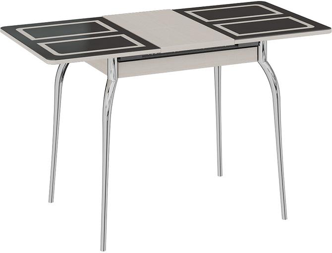 Стол Рио белфорд, коричневое стекло с рисунком фото 3