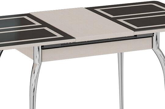 Стол Рио белфорд, коричневое стекло с рисунком фото 5