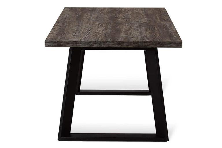 Стол Berner 160(+45)x90 мм, чёрный металл, сосна пасадена фото 5