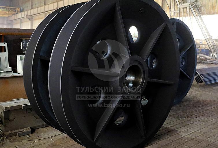 Шкив копровой проходческий ШК-1.25 фото 6