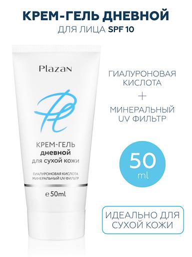 Крем-гель Plazan дневной гиалуроновая кислота, минеральный UV фильтр, для сухой кожи, 50 мл ОПТ фото 1