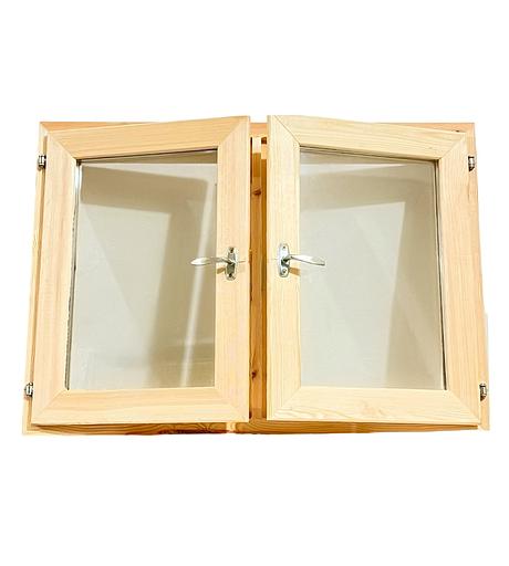 Окна из липы 400х400 мм фото 4